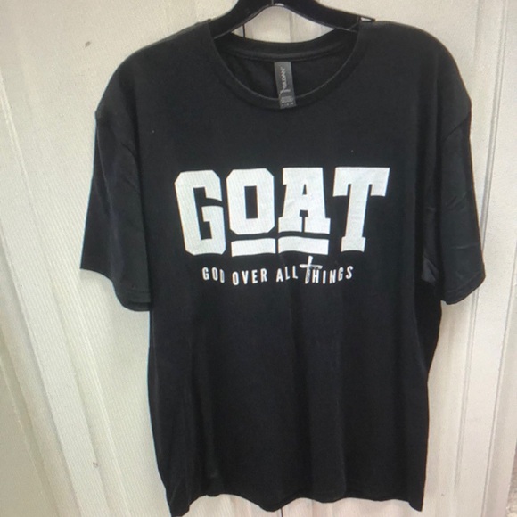 Black GOAT Graphic T-Shirt - Picture 1 of 5